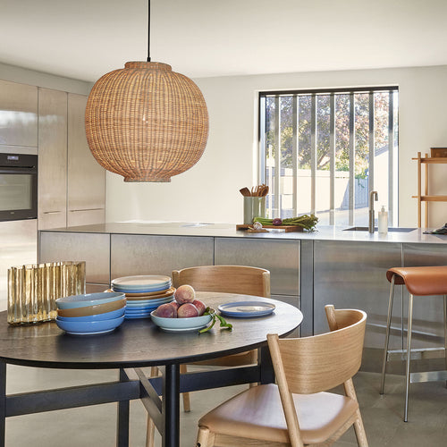 Hübsch dinerbord Amare - steenpoeder - ø28xh2cm - vtwonen shop