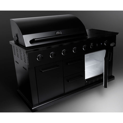 Boretti gasbarbecue / buitenkeuken Luciano Nero - vtwonen shop