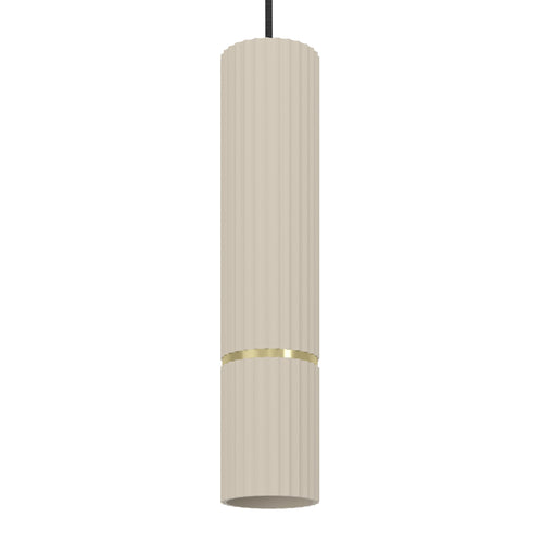 EGLO hanglamp Caminia - gu10 - ø 6 cm - zandkleur/beige/goud - vtwonen shop