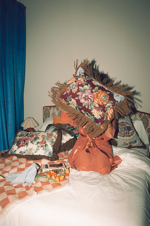 Gestoffeerd hoofdbord Suzanne in fluweel 150 cm - vtwonen shop