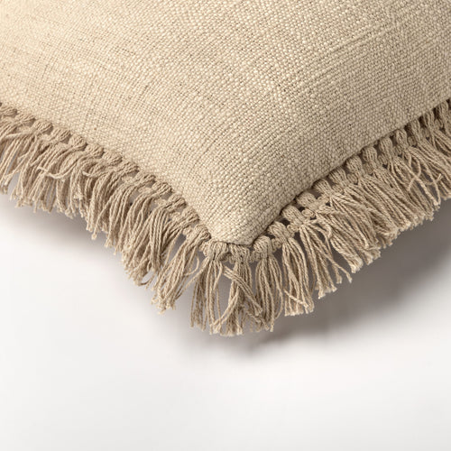 JONNA - kussenhoes 45x45 cm - gerecycled - katoen - Pumice Stone - beige