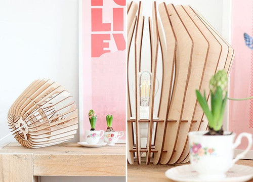 Bomerango Original M houten lampenkap medium - Ø 37 cm - vtwonen shop