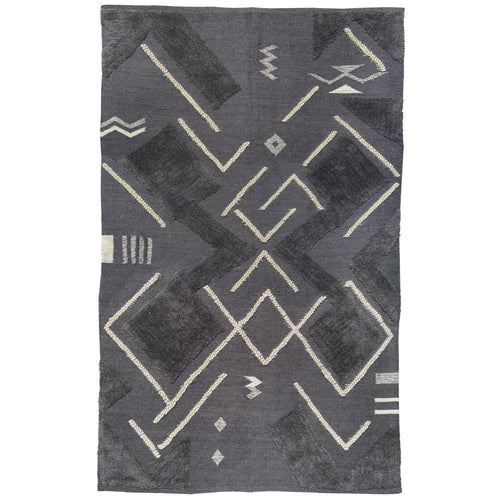 Malagoon vloerkeed Wonder - anthraciet grijs - 160x260cm 100% wol