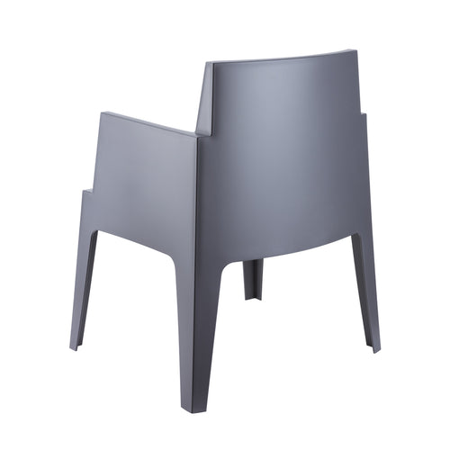 Garden Impressions tuinstoel Box antraciet - 4 stuks - vtwonen shop