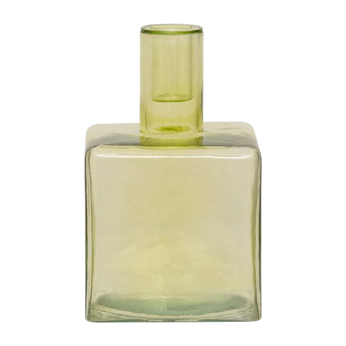 Urban Nature Culture kandelaar Cubico Pale Green - 10x10x16cm