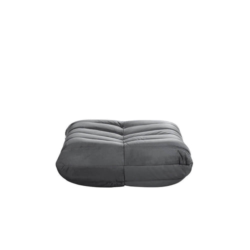 HOME DELUXE Relaxfauteuil met voetenbank CHILL - antraciet 102 x 87 x 70 cm