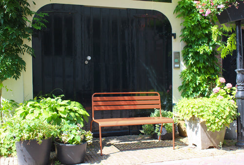 MaximaVida metalen tuinbank Max 120 cm roestbruin - vtwonen shop