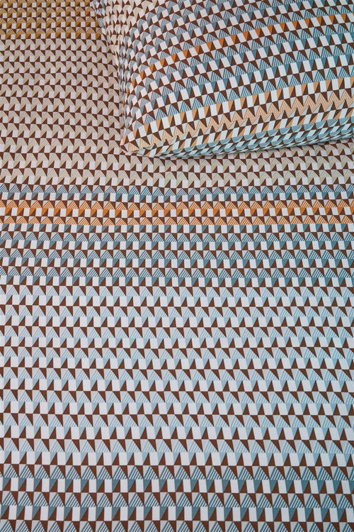 Kardol dekbedovertrek Rhythm - 200x200/220 cm - naturel