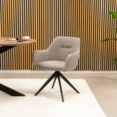 Kick draaistoel Arne - Grijs - vtwonen shop