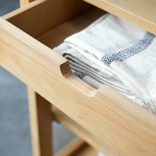 Tikamoon Massief eikenhouten servieskast - Naturel - vtwonen shop