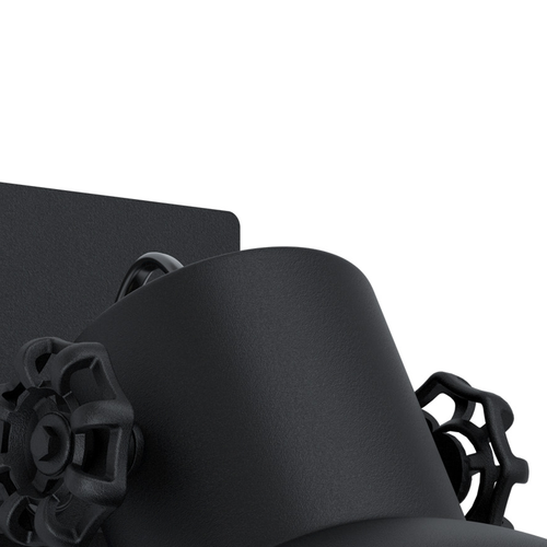 EGLO spot Barnstaple 1 - e27 - 16 cm - zwart - vtwonen shop