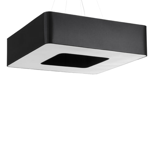 Sollux Lighting Kroonluchter URANO 80 zwart - 80x80x112cm