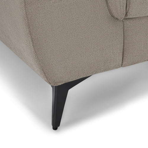 Furnhouse chaise longue bank links Betis - Taupe - Stof - 95x290x90