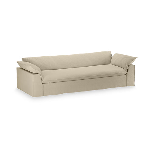 HKLIVING bank Nomad – corduroy rib hay – 305cm - vtwonen shop