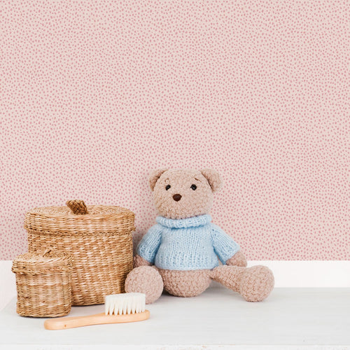 Sanders & Sanders behang stippen roze - 53 cm x 10.05 m - 640660