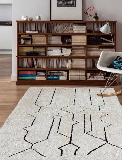 AFK Living vloerkleed Berber - handgemaakt - Wol - 160 cm x 230 cm