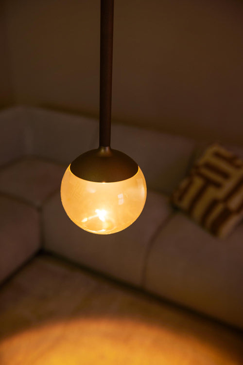 Lucide hanglamp CALINA - Geïntegreerde LED - Koffie