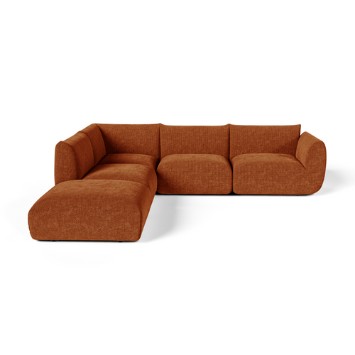Sia Home - Modulaire hoekbank, links NOOMA - chenillefluweel  302cm