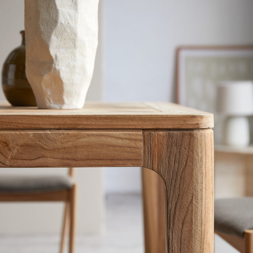Tikamoon Tafel van gerecycled massief teakhout voor 4/6 personen - Naturel - vtwonen shop
