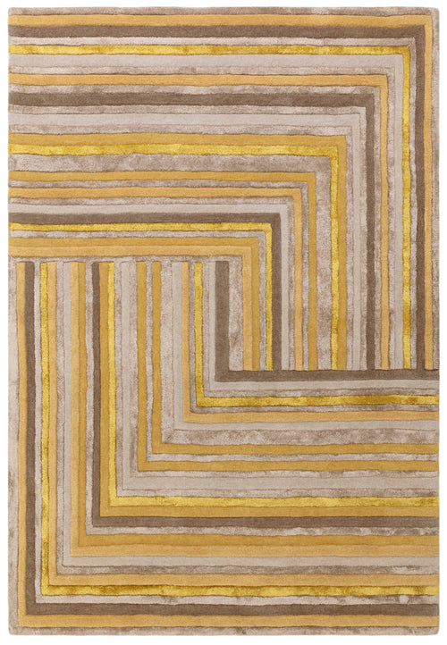 Vloerkleed MOMO Rugs Matrix Network Gold 200x300 cm - vtwonen shop