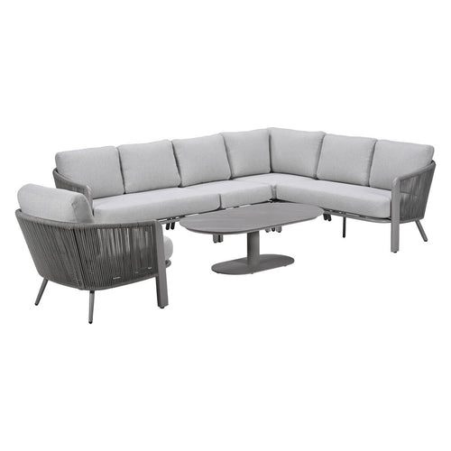 Garden Impressions Loungeset Ryan hoek 6-delig - taupe