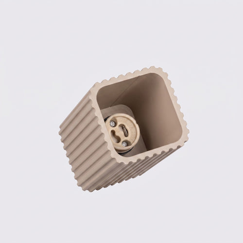 Sollux Lighting Plafondlamp RAYO 10 taupe - 6x6x10cm