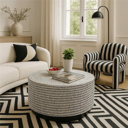 Kare Design Salontafel Piano Ø76cm - vtwonen shop