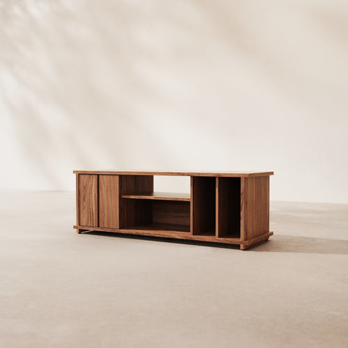 Tikamoon Acaciahouten TV-meubel 120 cm - Bruin