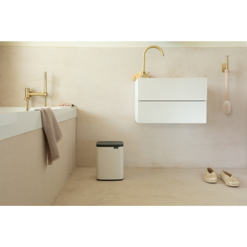 Brabantia Bo Afvalemmer, 7 liter - Soft Beige