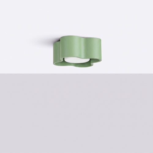 Sollux Lighting Plafondlamp OVIO 1 saliegroen Gx53 - 12x12x6cm