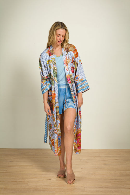 Pip Studio - Noa Kimono Women - Hakuna - Blue - S
