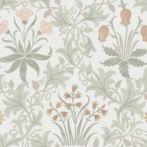 William Morris at Home Vliesbehang - Celandine Spring Peony & Sage