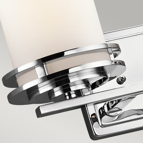 Elstead Hendrik - 2 Lichts Badkamer Wandlamp Gepolijst Chroom IP44, G9