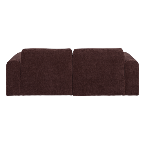 WOOOD 2-zits bank slub Umina - Chenille - Bordeauxrood