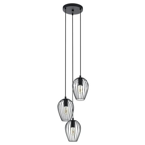EGLO  hanglamp Newtown - e27 - ø 38 cm - zwart - vtwonen shop