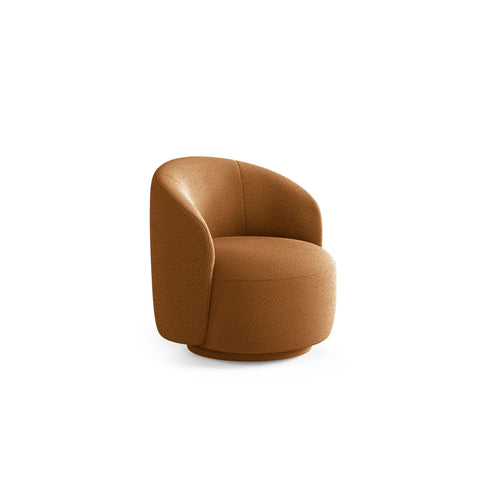 Cosmopolitan Design - Draaistoel Savona boucle honing - 72.5x69x70.5cm