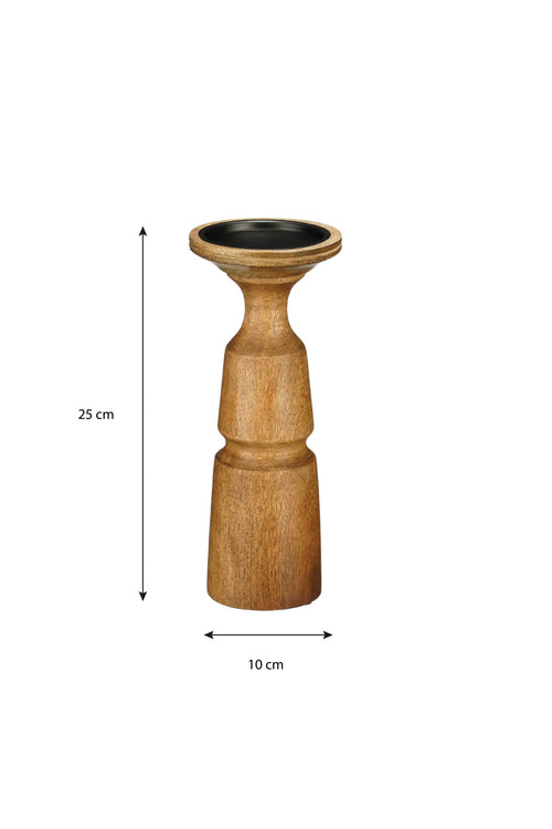 Wandplank Pure Zwart Mangohout 40 cm