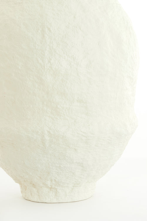 Light & Living vaas LEANO - Ø45x60cm - wit - vtwonen shop