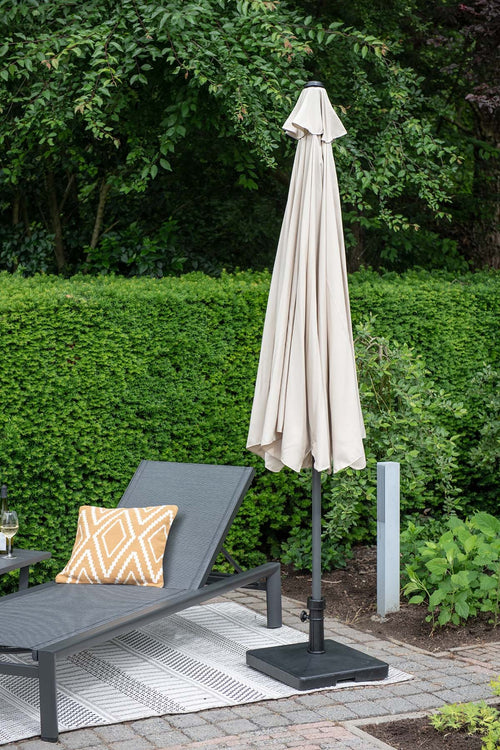 Delta parasol - Ø300 cm carbon black - light grey