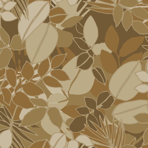 ESTAhome behang bladeren bruin en beige - 50 x 900 cm - 139849 - vtwonen shop