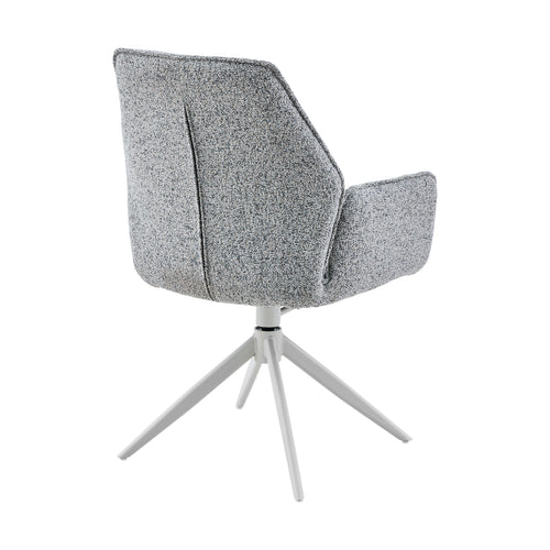 Starfurn eetkamerstoel Hera - grijs - 63x63x83cm - Set van 2