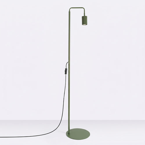 Sollux Lighting Vloerlamp KARBON 1 olijfgroen - 30x30x160cm