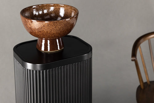 Rebellenclub Bijzettafel Sefo - Ø30 cm - Zwart