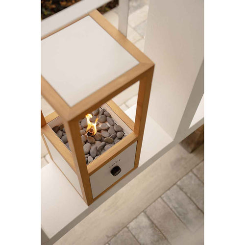 Cosi Fires - Cosiscoop Urban white - gaslantaarn - 20 x 20 x H 49,3 cm