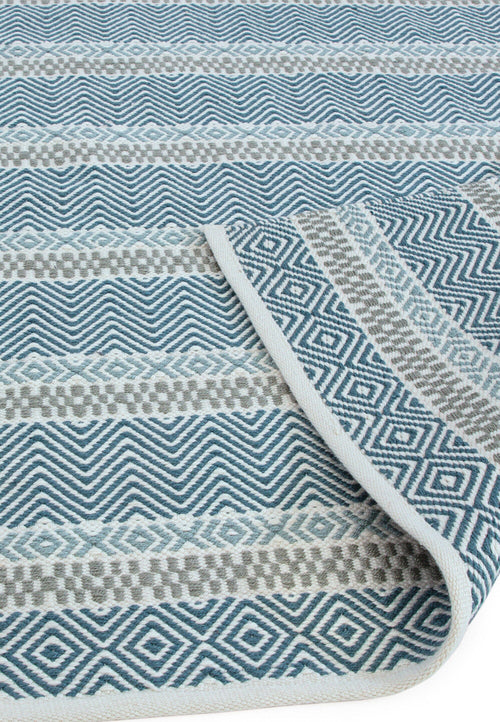 Vloerkleed Easy Living Boardwalk Blue Multi 200x290 cm - vtwonen shop