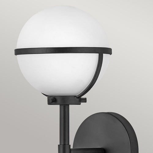 Elstead Hinkley Hollis Badkamer Wandlamp Zwart, IP44