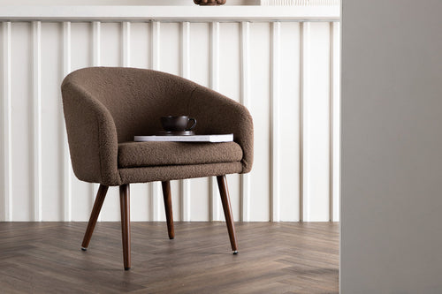 Rebellenclub fauteuil inga - bruin - vtwonen shop