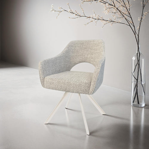 Livingfurn eetkamerstoel Helen Sand - naturel - set van 2 - vtwonen shop