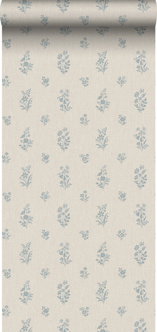 Borastapeter behang bloemen beige - 53 cm x 10.05 m - 660271 - vtwonen shop