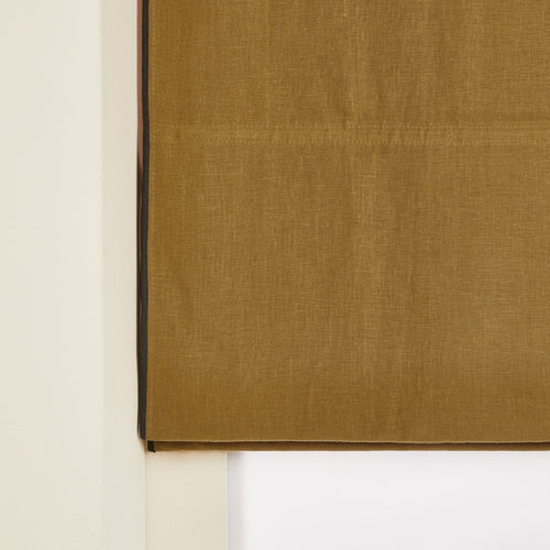 Madura Verduisteringsrolgordijn Carlina bronzen en zwarte hommel 60x220 cm